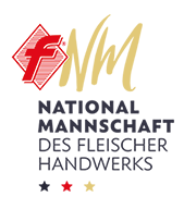 Logo Nationalmannschaft Fleischerhandwerk - klicken für die Homepage